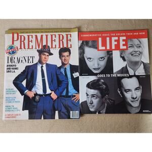 Tom Hanks Premiere Magazine 1987 Life Magazine 1999 Vintage Collectible